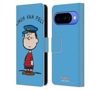 Head Case Designs Officially Licensed Peanuts Linus van Pelt Characters Leather Wallet Case Compatible With Google Pixel 10