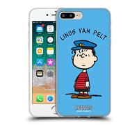 Head Case Designs Officially Licensed Peanuts Linus van Pelt Characters Soft Gel Case [Military Grade Protection] Compatible With Apple iPhone 7 Plus/iPhone 8 Plus