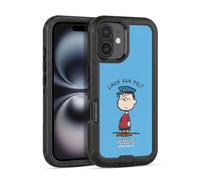 Head Case Designs Officially Licensed Peanuts Linus van Pelt Characters Ultra-Armoured Shockproof Case [Military Grade Protection] Compatible With Apple iPhone 16