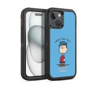 Head Case Designs Officially Licensed Peanuts Linus van Pelt Characters Ultra-Armoured Shockproof Case [Military Grade Protection] Compatible With Apple iPhone 15