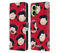 Head Case Designs Officially Licensed Peanuts Lucy Character Patterns Leather Wallet Case Compatible With Apple iPhone 17