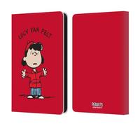 Head Case Designs Officially Licensed Peanuts Lucy van Pelt Characters Leather Wallet Case Compatible With Amazon Kindle 11th Gen 6in 2022