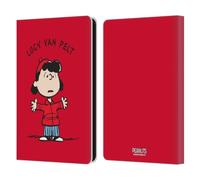 Head Case Designs Officially Licensed Peanuts Lucy van Pelt Characters Leather Wallet Case Compatible With Amazon Kindle Paperwhite 6