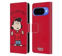 Head Case Designs Officially Licensed Peanuts Lucy van Pelt Characters Leather Wallet Case Compatible With Google Pixel 10