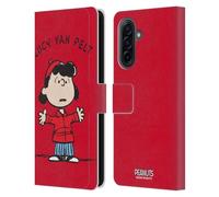 Head Case Designs Officially Licensed Peanuts Lucy van Pelt Characters Leather Wallet Case Compatible With Samsung Galaxy A17 4G / 5G