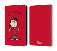 Head Case Designs Officially Licensed Peanuts Lucy van Pelt Characters Leather Wallet Case Compatible With Amazon Kindle 11th Gen (2024)