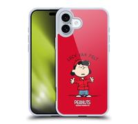 Head Case Designs Officially Licensed Peanuts Lucy van Pelt Characters Soft Gel Case [Military Grade Protection] Compatible With Apple iPhone 16 Plus