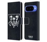 Head Case Designs Officially Licensed Peanuts Lucy Van Pelt Crabby Rock Tees Leather Wallet Case Compatible With Google Pixel 10