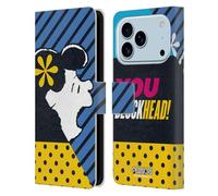 Head Case Designs Officially Licensed Peanuts Lucy van Pelt Halfs And Laughs Leather Wallet Case Compatible With Apple iPhone 17 Pro