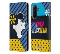 Head Case Designs Officially Licensed Peanuts Lucy van Pelt Halfs And Laughs Leather Wallet Case Compatible With Samsung Galaxy A17 4G / 5G