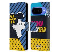 Head Case Designs Officially Licensed Peanuts Lucy van Pelt Halfs And Laughs Leather Wallet Case Compatible With Google Pixel 10