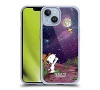 Head Case Designs Officially Licensed Peanuts Nebula Balloon Woodstock Snoopy Space Cowboy Soft Gel Case Compatible With Apple iPhone 14