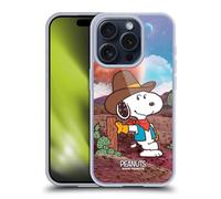 Head Case Designs Officially Licensed Peanuts Nebula Ranger Snoopy Space Cowboy Gel Case [Military Grade Protection] Compatible with Apple iPhone 15 Pro and Compatible with MagSafe