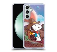 Head Case Designs Officially Licensed Peanuts Nebula Ranger Snoopy Space Cowboy Gel Case [Military Grade Protection] Compatible with Samsung Galaxy S23 FE 5G and Compatible with MagSafe