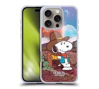 Head Case Designs Officially Licensed Peanuts Nebula Ranger Snoopy Space Cowboy Gel Case [Military Grade Protection] Compatible with Apple iPhone 16 Pro and Compatible with MagSafe
