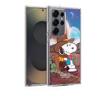 Head Case Designs Officially Licensed Peanuts Nebula Ranger Snoopy Space Cowboy Gel Case [Military Grade Protection] Compatible with Samsung Galaxy S25 Ultra and Compatible with MagSafe