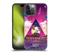 Head Case Designs Officially Licensed Peanuts Nebula Triangle Snoopy Space Cowboy Hard Back Case Compatible With Apple iPhone 14 Pro Max