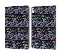 Head Case Designs Officially Licensed Peanuts Night Rider Snoopy Aloha Disco Leather Wallet Case Compatible With Apple iPad Air 13 2024/2025