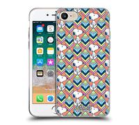 Head Case Designs Officially Licensed Peanuts Orange Pattern Snoopy Deco Dreams Gel Case [Military Grade Protection] Compatible With Apple iPhone 7/8 / SE 2020 & 2022