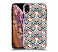 Head Case Designs Officially Licensed Peanuts Orange Pattern Snoopy Deco Dreams Hard Back Case Compatible With Apple iPhone XR