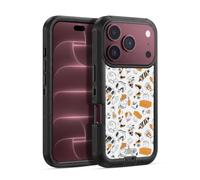 Head Case Designs Officially Licensed Peanuts Pattern Chuck's Barber Shop Ultra-Armoured Shockproof Case [Military Grade Protection] Compatible With Apple iPhone 18 Pro