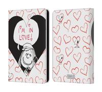 Head Case Designs Officially Licensed Peanuts Peppermint Patty In Love Sealed With A Kiss Leather Wallet Case Compatible With Amazon Kindle 11th Gen (2024)