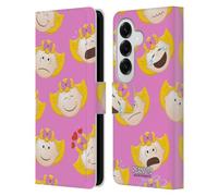 Head Case Designs Officially Licensed Peanuts Sally Brown Character Patterns Leather Wallet Case Compatible With Samsung Galaxy S26