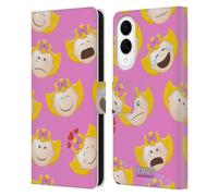 Head Case Designs Officially Licensed Peanuts Sally Brown Character Patterns Leather Wallet Case Compatible With Samsung Galaxy S25 Edge