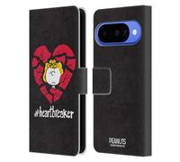 Head Case Designs Officially Licensed Peanuts Sally Brown Heartbreaker Sealed With A Kiss Leather Wallet Case Compatible With Google Pixel 10