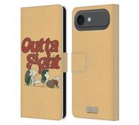 Head Case Designs Officially Licensed Peanuts Schroeder Lucy Outta Sight Woodstock 50th Leather Wallet Case Compatible With Apple iPhone 17 Air