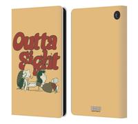 Head Case Designs Officially Licensed Peanuts Schroeder Lucy Outta Sight Woodstock 50th Leather Wallet Case Compatible With Amazon Fire 7 2022