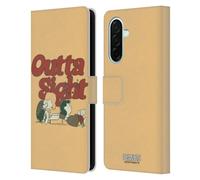 Head Case Designs Officially Licensed Peanuts Schroeder Lucy Outta Sight Woodstock 50th Leather Wallet Case Compatible With Samsung Galaxy A26 5G