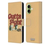 Head Case Designs Officially Licensed Peanuts Schroeder Lucy Outta Sight Woodstock 50th Leather Wallet Case Compatible With Apple iPhone 17