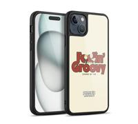 Head Case Designs Officially Licensed Peanuts Schroeder Snoopy Groovy Woodstock 50th Gel Armour Case [Military Grade Protection] Compatible With Apple iPhone 15 Plus