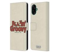 Head Case Designs Officially Licensed Peanuts Schroeder Snoopy Groovy Woodstock 50th Leather Wallet Case Compatible With Samsung Galaxy A07