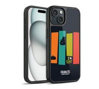 Head Case Designs Officially Licensed Peanuts Secret Agent The Many Faces Of Snoopy Gel Armour Case [Military Grade Protection] Compatible With Apple iPhone 15