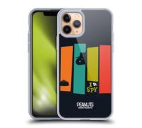 Head Case Designs Officially Licensed Peanuts Secret Agent The Many Faces Of Snoopy Gel Case [Military Grade Protection] Compatible With Apple iPhone 11 Pro