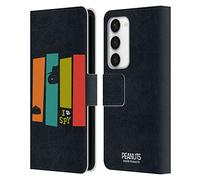 Head Case Designs Officially Licensed Peanuts Secret Agent The Many Faces Of Snoopy Leather Wallet Case Compatible With Samsung Galaxy S23 5G