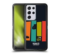 Head Case Designs Officially Licensed Peanuts Secret Agent The Many Faces Of Snoopy Ultra-Armoured Shockproof Case [Military Grade Protection] Compatible With Samsung Galaxy S21 Ultra 5G