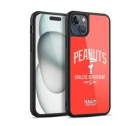 Head Case Designs Officially Licensed Peanuts Snoopy Athletic Department Varsity Sports Gel Armour Case [Military Grade Protection] Compatible With Apple iPhone 15 Plus