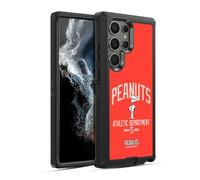 Head Case Designs Officially Licensed Peanuts Snoopy Athletic Department Varsity Sports Ultra-Armoured Shockproof Case [Military Grade Protection] Compatible With Samsung Galaxy S22 Ultra 5G