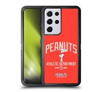 Head Case Designs Officially Licensed Peanuts Snoopy Athletic Department Varsity Sports Ultra-Armoured Shockproof Case [Military Grade Protection] Compatible With Samsung Galaxy S21 Ultra 5G