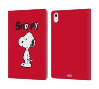 Head Case Designs Officially Licensed Peanuts Snoopy Characters Leather Wallet Case Compatible With Apple iPad Air 11 2020/2022/2024/2025