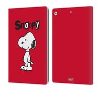 Head Case Designs Officially Licensed Peanuts Snoopy Characters Leather Wallet Case Compatible With Apple iPad 10.2 2019/2020/2021