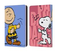 Head Case Designs Officially Licensed Peanuts Snoopy & Charlie Halfs And Laughs Leather Wallet Case Compatible With Amazon Kindle 11th Gen 6in 2022