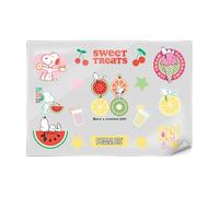 Head Case Designs Officially Licensed Peanuts Snoopy Fruit Treats Icons And Characters Stickers & Skin Decals Compatible for Laptop Smartphone Gaming Notebook Luggage Bag Tumbler Scrapbook Locker