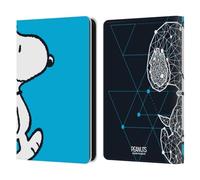 Head Case Designs Officially Licensed Peanuts Snoopy Geometric Halfs And Laughs Leather Wallet Case Compatible With Amazon Kindle 11th Gen 6in 2022