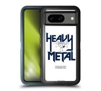 Head Case Designs Officially Licensed Peanuts Snoopy Heavy Metal Rock Tees Ultra-Armoured Shockproof Case [Military Grade Protection] Compatible With Google Pixel 8