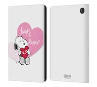 Head Case Designs Officially Licensed Peanuts Snoopy Hugs And Kisses Sealed With A Kiss Leather Wallet Case Compatible With Amazon Fire 7 2022