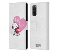 Head Case Designs Officially Licensed Peanuts Snoopy Hugs And Kisses Sealed With A Kiss Leather Wallet Case Compatible With Samsung Galaxy S20 / S20 5G